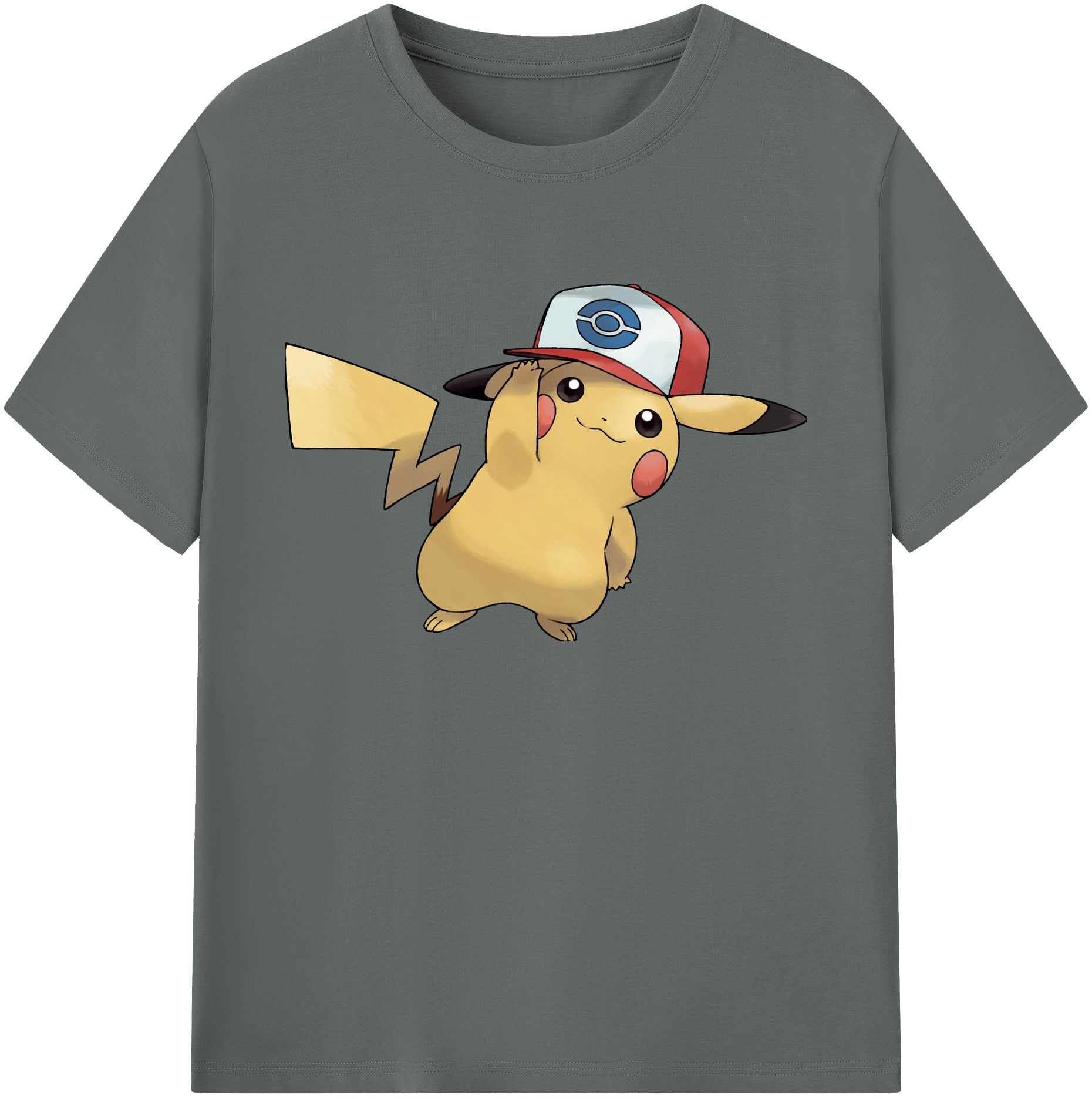 （画像用） ポケットモンスター Pokémon 綿100％ メンズ半袖Tシャツ｜肌触りやわらか＆通気性